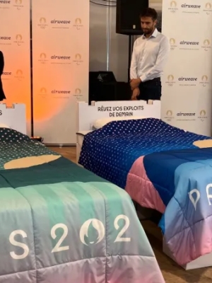 Las camas ‘anti sexo’ de París 2024